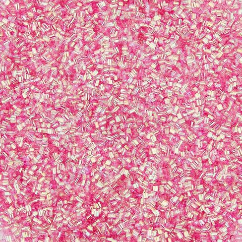 DICOSMETIC 150g Crispy Bingsu Beads for Slim About 15882Pcs Iridescent Soft Straw Tube Beads 3D Glitter Plastic Beads Clear Plastic Bead Assortment Crunchy Slime Microbeads Supplies in Saudi Arabia
