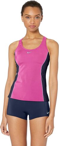 Nike Women's Standard Color Surge Powerback Tankini Swimsuit Set in Saudi Arabia