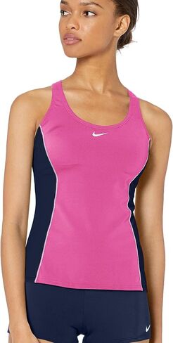 Nike Women's Standard Color Surge Powerback Tankini Swimsuit Set in Saudi Arabia