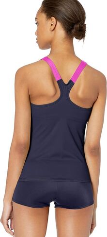 Nike Women's Standard Color Surge Powerback Tankini Swimsuit Set in Saudi Arabia