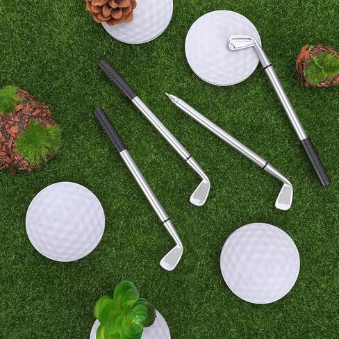 Jspupifip 96 PCS Golf Party Favors مجموعة 48 Golf Ballpoint Pen ، 48 Pads Golf Sticky Notes Golf Clubs Pens Golf Party Favors Pen Fund in Kuwait