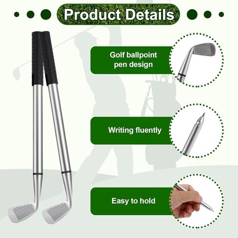 Jspupifip 96 PCS Golf Party Favors مجموعة 48 Golf Ballpoint Pen ، 48 Pads Golf Sticky Notes Golf Clubs Pens Golf Party Favors Pen Fund in Kuwait