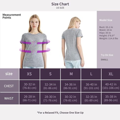 Merino Protect 100% Merino Wool T Shirts Women Crew Neck Tops Short Sleeve Odor Resistance Base Layer Travel Hiking Tee Shirt in Saudi Arabia