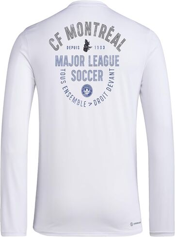 adidas Men's Cf Montreal Long Sleeve Pre-Game T-Shirt in Saudi Arabia
