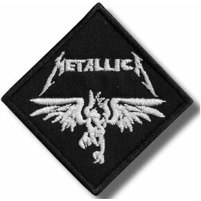 American Heavy Metal Band Embroidered Patch for Clothing - Sew-On or Iron-On Applique Badge - Trendy DIY Fashion Accessory - Unique Decorative Logo for Jackets, Jeans, and Bags - Vintage - Apparel