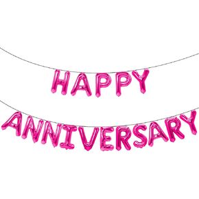 Gold Balloons, 20inch, Happy Anniversary Balloons, Happy Anniversary Banner, Anniversary Party Decorations, Birthday Party Decorations, Anniversary Decorations Gifts