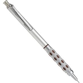 Pentel Arts GraphGear 1000 0.3mm Premium Mechanical Pencil (PG1013EPABP),Silver