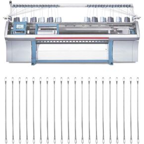 20Pcs Double Eyed Needles, 9cm Double Eyed Transfer Needles for Knitting Machine KR830 KR838 KR850 KR890 SRP325 SRP50 SRP60 SRP60N