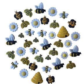 Buttons Galore Christmas Lights Super Value Pack Craft Buttons, Yellow 50 Pack