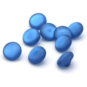 Resin Colored Shirt Pearl Buttons for Craft Sewing Childre Buckle 20pcs/Pack-Deep Blue