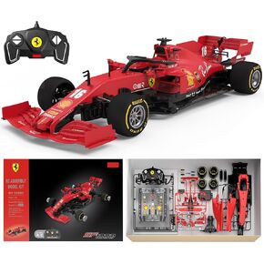 مجموعة مرخصة من Red Bull F1 RB19 RC Car Building مجموعة 1/16 مجموعة Supercar Sextize مع وحدة تحكم عن بُعد ، طراز مرخص ، 55 قطعة ، مجموعات STEM للأطفال والبالغين ، تتراوح أعمارهم بين 8+ (Redbull RB19)