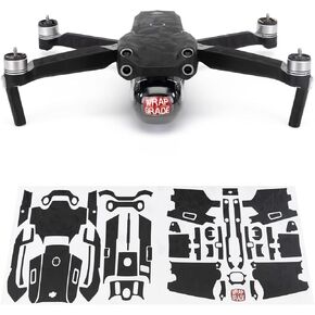 Wrapgrade Main Unit Skin DJI Compatible with DJI Air 2S (NEON ORANGE)