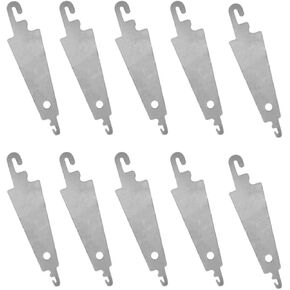 10Pcs Silver Stainless Steel Needle Threader, Embroidery Cross Stitch Needle Threading Tools DIY Sewing Accessories for Large Eye Needles Hand Craft Knitting Quilting Sewing Tools