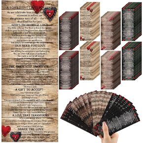 100 Pcs Christian Easter Bookmarks Double Sided Jesus Loves You Design, Religious Gifts for Church Members, Pastors, Bible Study Groups, Family Gatherings