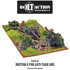 Bolt Action British Army 6 Pounder at Gun