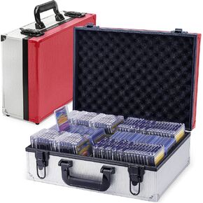 Toploader Storage Box for 3"*4" 35PT Toploaders, Waterproof, Anti-skid, Card Storage Box with Dividers, Fits Trading Cards and Sports Cards (Holds 600+ Toploaders)