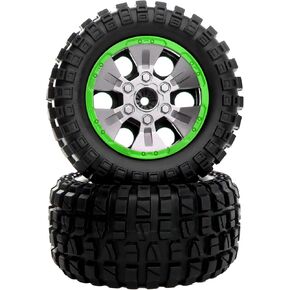 1:10 9200 RC Tires PX9200-29A Accessories Spare Parts for 1:10 9201E 9203E 9205E 9206E 9200E Trucks 200E 210E Brushless RC Cars (2 Pieces)