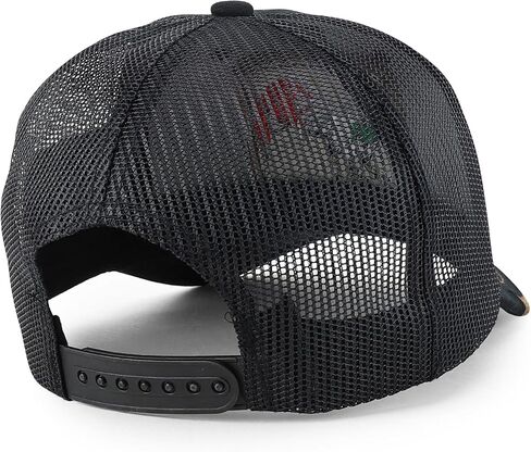Trendy Apparel Shop Animal Design Square Embroidered Snapback Trucker Cap in Kuwait