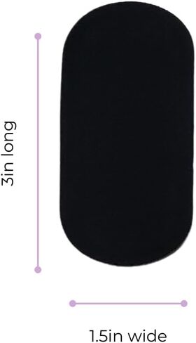 Bra Caps Underwire Repair, Premium Iron-on Bra Patches (Black) in Saudi Arabia