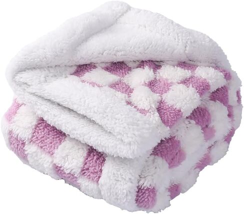 Ultra-Soft Pet Blanket - Waterproof Dog Blanket, Cat Blanket, Perfect for Dog Beds and Dog Crates, Machine Washable and Durable (Black, M30*40inc) in Saudi Arabia