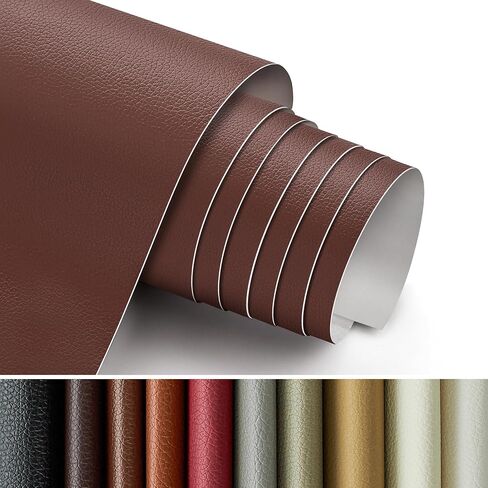 Joy Decor Self Adhesive Leather Repair Patch, 17x79 Inch Black Leather Patches for Furniture, Sofa, Couch, Car Seat, Large Repair Tape in Saudi Arabia