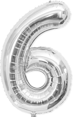 21 Balloon Number, 40 Inch Silver Foil Balloons Giant Jumbo Helium Number 21 or 12 Balloons for Boys Girls 21th 12th Birthday Decorationss Anniversary Events Party Decorationss (Silver) in Saudi Arabia