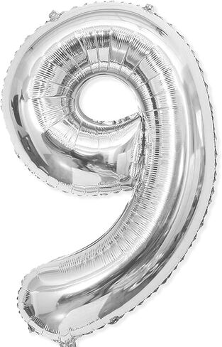 21 Balloon Number, 40 Inch Silver Foil Balloons Giant Jumbo Helium Number 21 or 12 Balloons for Boys Girls 21th 12th Birthday Decorationss Anniversary Events Party Decorationss (Silver) in Saudi Arabia