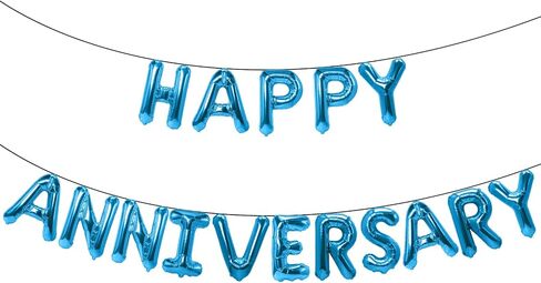 Gold Balloons, 20inch, Happy Anniversary Balloons, Happy Anniversary Banner, Anniversary Party Decorations, Birthday Party Decorations, Anniversary Decorations Gifts in Saudi Arabia