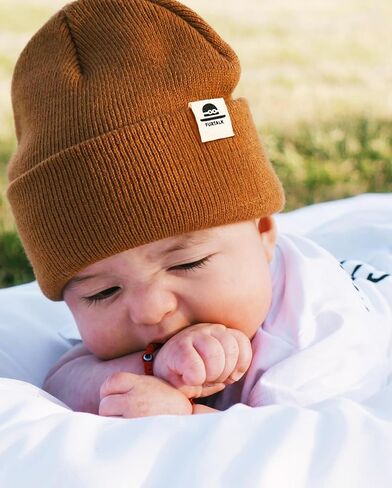 FURTALK Baby Beanie Fleece Lined Toddler Winter Hat Boys Girls Knit Warm Beanies Kids Ski Hats for 0-8 Years in Kuwait