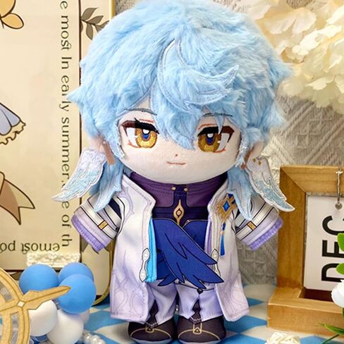 CALEMBOU Anime Plush Dress Up Doll Cute Chibi Figure Plushies 20cm Soft Chinese Cotton Dolls Collectible Gift for Honkai Star Rail Fans (Sunday) in Saudi Arabia