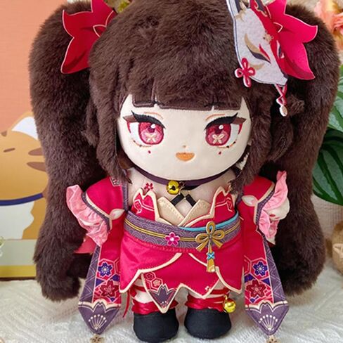 CALEMBOU Anime Plush Dress Up Doll Cute Chibi Figure Plushies 20cm Soft Chinese Cotton Dolls Collectible Gift for Honkai Star Rail Fans (Sunday) in Saudi Arabia