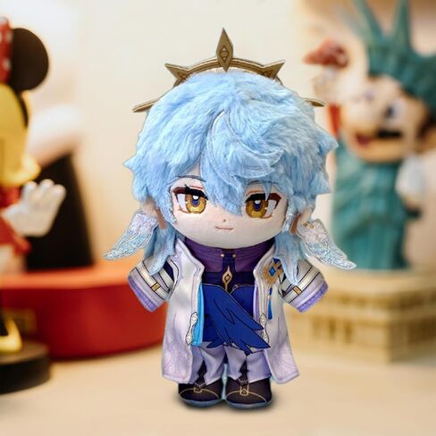 CALEMBOU Anime Plush Dress Up Doll Cute Chibi Figure Plushies 20cm Soft Chinese Cotton Dolls Collectible Gift for Honkai Star Rail Fans (Sunday) in Saudi Arabia
