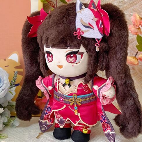 CALEMBOU Anime Plush Dress Up Doll Cute Chibi Figure Plushies 20cm Soft Chinese Cotton Dolls Collectible Gift for Honkai Star Rail Fans (Sunday) in Saudi Arabia