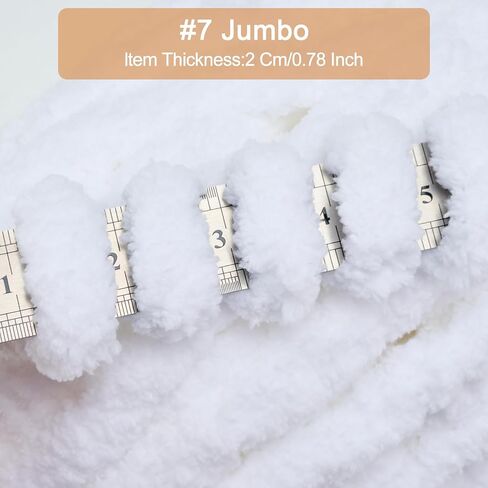 erlyeen chenille chunky gharn ناعم سميك رقيق خيوط jumbo للذراع بطانية متماسكة in Saudi Arabia