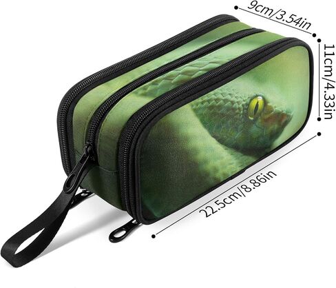 Fustylead Little Daisy Pencil Pen Case 3 Compartments, Lightweight & Spacious Pencil Pouch Zipper Stationery Bag for Teen Boys Girls School Students in Kuwait