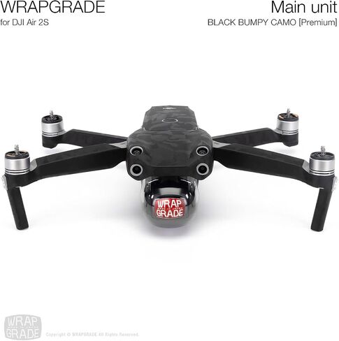 Wrapgrade Main Unit Skin DJI Compatible with DJI Air 2S (NEON ORANGE) in Kuwait