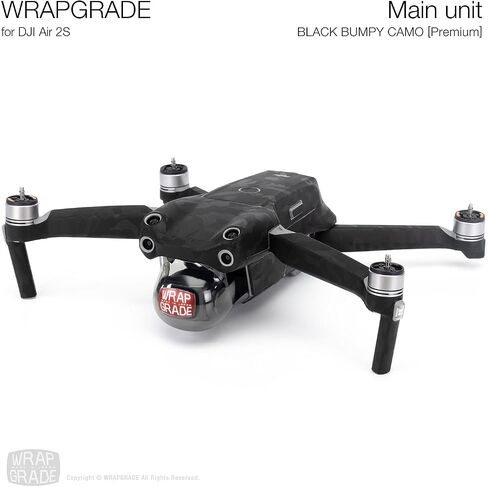 Wrapgrade Main Unit Skin DJI Compatible with DJI Air 2S (NEON ORANGE) in Kuwait