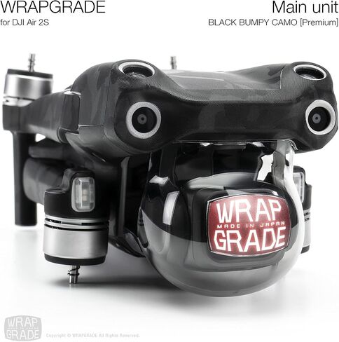 Wrapgrade Main Unit Skin DJI Compatible with DJI Air 2S (NEON ORANGE) in Kuwait