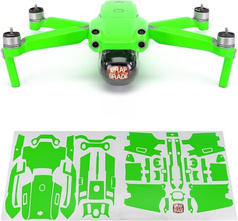 Wrapgrade Main Unit Skin DJI Compatible with DJI Air 2S (NEON ORANGE) in Kuwait