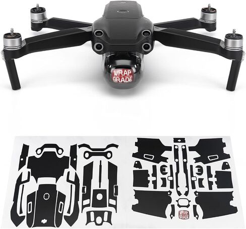 Wrapgrade Main Unit Skin DJI Compatible with DJI Air 2S (NEON ORANGE) in Kuwait