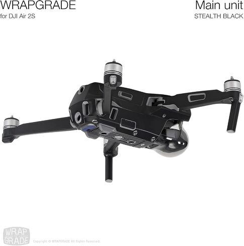 Wrapgrade Main Unit Skin DJI Compatible with DJI Air 2S (NEON ORANGE) in Kuwait