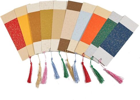30PCS XUAN Paper Portmarks with Tassels Gifts Tags Barning Cardstock Longmark Arts Crafts Latclms Morking Marker Marker in Saudi Arabia