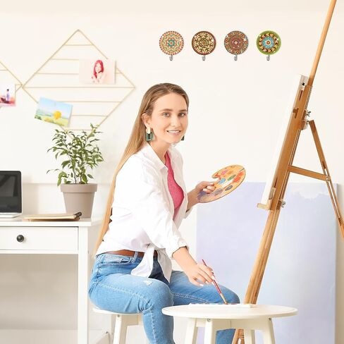 أرضية أرضية أرضية 25 PCS فراشة الماس للبالغين DIY Diy Diamond Art Paint Wall Hook Beyender Butterfly Wall Hooks Rhinestone Dot Gem Kits Licky Hooks for Tafel Hat Kitchen Decoration in Kuwait