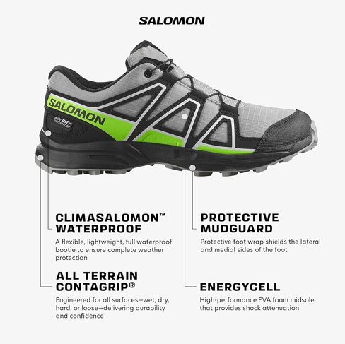 Salomon Unisex-Child Speedcross Climasalomon Waterproof Hiking Shoe in Kuwait