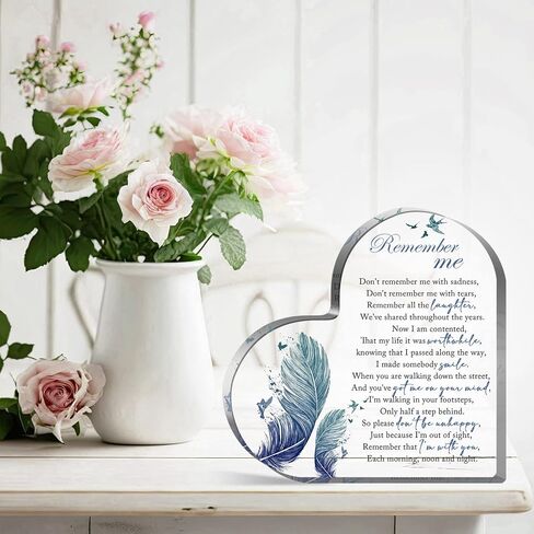 Pet Memorial Gifts, Sympathy Gifts for Loss of Dog Cat, Pet Sympathy Gifts, Pet Memorial Acrylic Rainbow Bridge Decorations, Condolences Gifts for Pet Loss Remembrance, Bereavement Gifts for Loss Pet in Kuwait