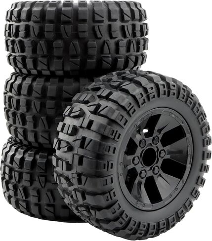 1:10 9200 RC Tires PX9200-29A Accessories Spare Parts for 1:10 9201E 9203E 9205E 9206E 9200E Trucks 200E 210E Brushless RC Cars (2 Pieces) in Saudi Arabia