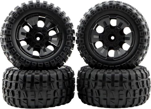 1:10 9200 RC Tires PX9200-29A Accessories Spare Parts for 1:10 9201E 9203E 9205E 9206E 9200E Trucks 200E 210E Brushless RC Cars (2 Pieces) in Saudi Arabia
