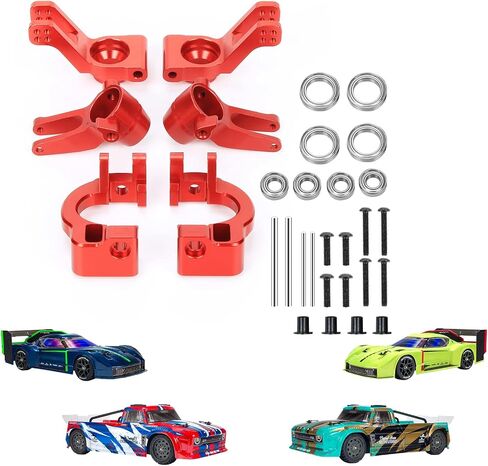 RCAWD Steering Block& C-hubs& Rear Hub Set for 1/8 ARRMA 3S Vendetta & Infraction 570 Mega Upgrades Parts,Hopups for #ARA330686#ARA330685#ARA330687 Caster Knuckle Arm Spindle Carrier Stub Axle Blue in Kuwait