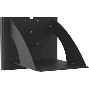 CTA Digital Printer Shelf Add-On Secure Printer Shelf with Mounting Bracket for PAD-PARAF Premium Locking Floor Stand Kiosks - Black (ADD-PARAPRT)