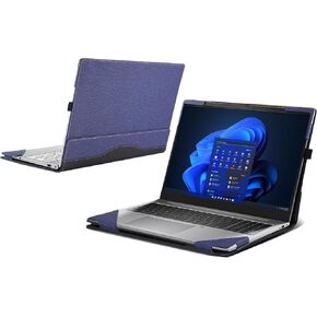 Laptop Case 15.6 Inch for HP EliteBook 650 G9 G10 & EliteBook 655 G9 G10 & EliteBook 850 G8 & EliteBook 855 G8 Laptop Case with Removable PU Leather Case (Dark Gray)
